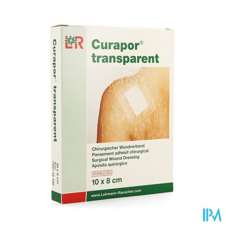 Curapor Transparant Steriel 10cmx 8cm 5 13100