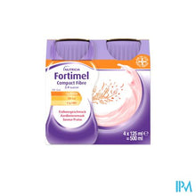 Charger l'image dans la galerie, Fortimel Compact Fiber 2.4kcal Aardbei 4x125ml
