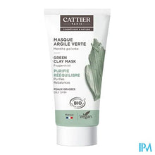Afbeelding in Gallery-weergave laden, Cattier Mini Masker Groene Klei Bio Cr Tube 30ml
