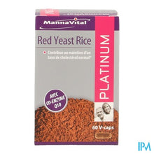 Afbeelding in Gallery-weergave laden, Mannavital Red Yeast Rice Platinium V-caps 60
