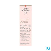 Afbeelding in Gallery-weergave laden, Widmer Nutriderm Getinte Dagcreme Uv 20 Naturel 01 Z Parfum 30ml
