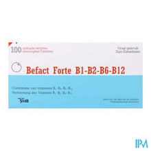 Charger l'image dans la galerie, Befact® Forte B1-B2-B6-B12 omhulde tabletten 100 UD (Unit Dose)
