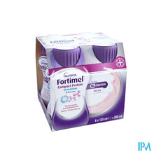 Afbeelding in Gallery-weergave laden, Fortimel Protein 2.4kcal Verfriss Aardbei 4x200ml
