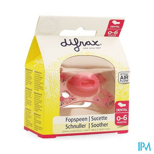 Difrax Fopspeen Sil Mini-dental 0-6m 799