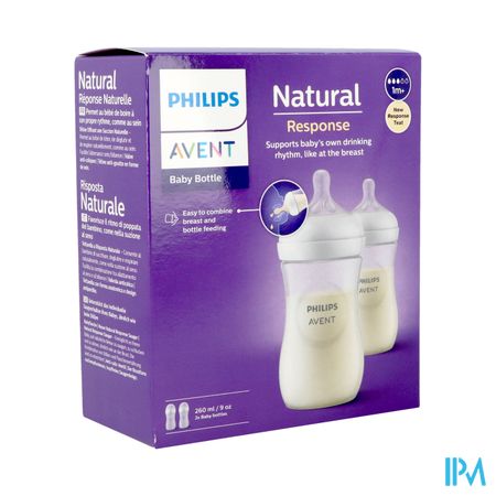 Philips Avent Natural 3.0 Zuigfles Duo 2x260ml