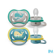 Philips Avent Fopspeen +18m Ultra Air Walvis 2