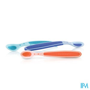 Nuby Zachte en warmtegevoelige lepel - 3stk - 3m+