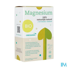 Afbeelding in Gallery-weergave laden, Cressana Bio Magnesium + Waterkers Caps 60
