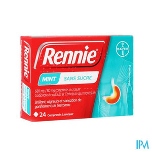 Rennie Mint Z/Zucker Kautabletten 24