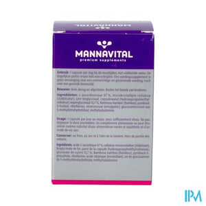 Mannavital Ijzer Platinum V-caps 60