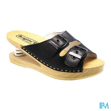 Afbeelding in Gallery-weergave laden, Brigitte Ravel Spring Muiltje Hout Snake Black 37
