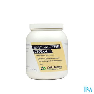 Whey Proteine Isolaat Vanille Caps 900g Deba