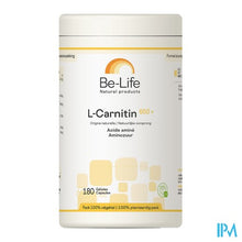 Afbeelding in Gallery-weergave laden, l-carnitine 650+ Be Life Caps 180
