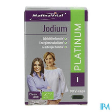 Load image into Gallery viewer, Mannavital Jodium Platinum Bio V-caps 90

