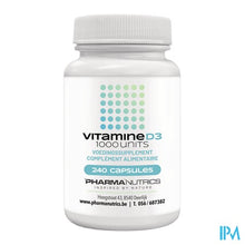 Afbeelding in Gallery-weergave laden, Vit D3 1000 Iu Caps 240 Pharmanutrics
