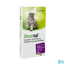 Load image into Gallery viewer, Drontal Tasty Bone 150/144/5mg 10kg Dog Comp 6
