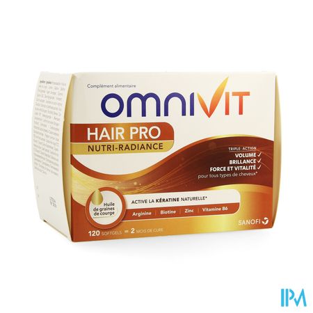 Omnivit Hair Pro Nutri Radiance Caps 120