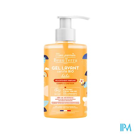 Beauterra Gel Douche Bebe Parfume Bio 750ml