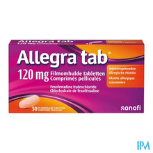 Afbeelding in Gallery-weergave laden, Allegra Tab 120mg Filmomh Tabl 30x120mg
