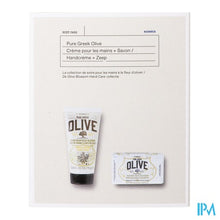 Afbeelding in Gallery-weergave laden, Korres Gs Pure Greek Olive Handcr 75ml+zeep 125g
