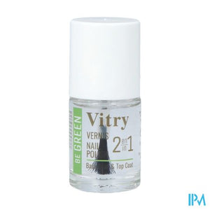 Nagellak Be Green 2&1 Base & Top Coat 10ml