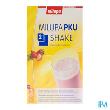 Afbeelding in Gallery-weergave laden, Milupa Pku 2 Shake Aardbei Zakje 10x50g
