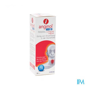 Anginol Lidocain Spray Buccal 30ml