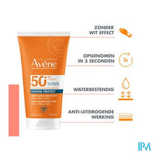 Charger l'image dans la galerie, Avene Zon Spf50+ Intense Protect 50+ Fluide 150ml
