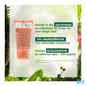 Klorane Lichaam Douchecr Lait Rose 200ml Nf