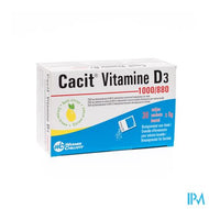 Cacit Vit. D3 1000/880 Sach Gran 30 Impexeco Pip