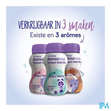 Afbeelding in Gallery-weergave laden, Nutrinidrink Compact Multi Fibre Aardbei 4x125ml
