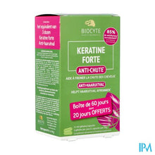 Load image into Gallery viewer, Biocyte Keratine Forte Haaruitval Caps 120
