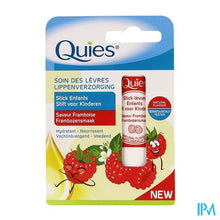 Load image into Gallery viewer, Quies Lippenstift Kinderen Framboos 4,5g
