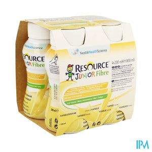 Resource Junior Fibre Vanille 4x200ml