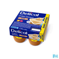 Delical Creme Dessert Hp-hc Z/lact.koff 4x125g Nf