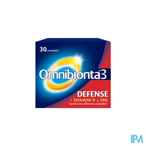 Omnibionta3 Defense Multivitamines Immuniteit (30 tabletten)