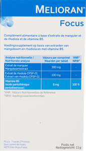 Melioran Focus Tabl 15