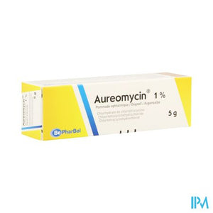 Aureomycine Ung Opht 1 X 5g 1%