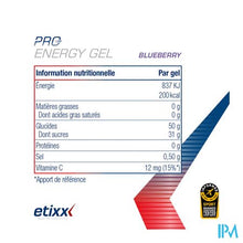 Afbeelding in Gallery-weergave laden, Etixx Double Carb Energy Gel Prol.blueberry12x60ml
