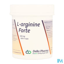 Load image into Gallery viewer, l-arginine Caps 100x500mg Deba
