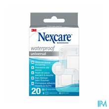 Load image into Gallery viewer, Nexcare 3m Waterproof Assorted Strips 20 N0620as
