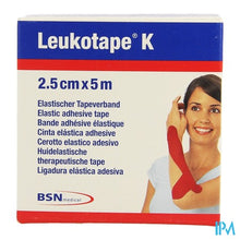 Afbeelding in Gallery-weergave laden, Leukotape K Kleefwindel Elast Rood 2,5cmx5m 1
