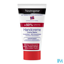Load image into Gallery viewer, Neutrogena N/f Handcreme Z/parf 50ml + 50% Gratis
