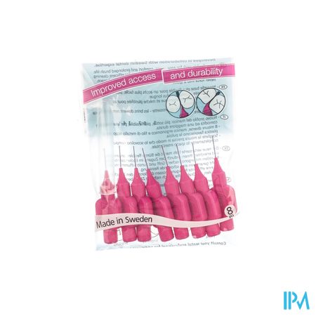 Tepe Interdental Brush Cyl.0,40mm Pink Xxxx-fine 8