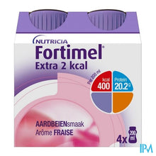 Charger l'image dans la galerie, Fortimel Extra 2kcal Aardbei 4x200ml
