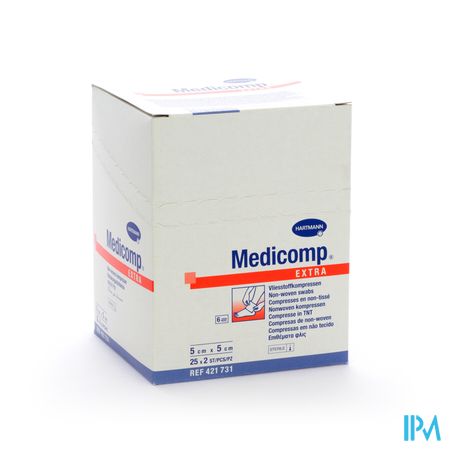 Medicomp 5x5cm 6l. St. 25x2 P/s