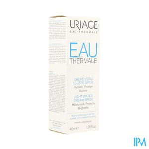 Uriage Thermaal Water Creme Licht Water Ip20 40ml