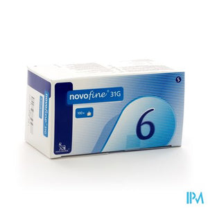 Novofine Ster Naald 6mm/31g 100 St