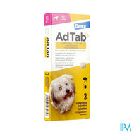 Adtab 112mg Hond >2,5kg-5,5kg Kauwtabl 3