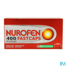 Afbeelding in Gallery-weergave laden, Nurofen 400 Fastcaps Caps 20x400mg

